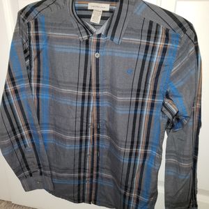 Boys Calvin Klein Button Down Shirt Size Large